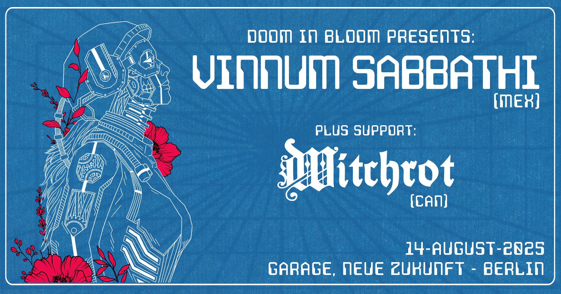Vinnum Sabbathi Tour Poster Berlin 2025