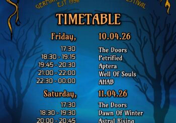 DOOM IN BLOOM Festival 2026 | 10. + 11.04.2026 – Chapel Göppingen